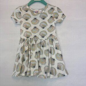 Dotdotsmile Dress Size 6/12 Months Sea Shell Print New With Tags